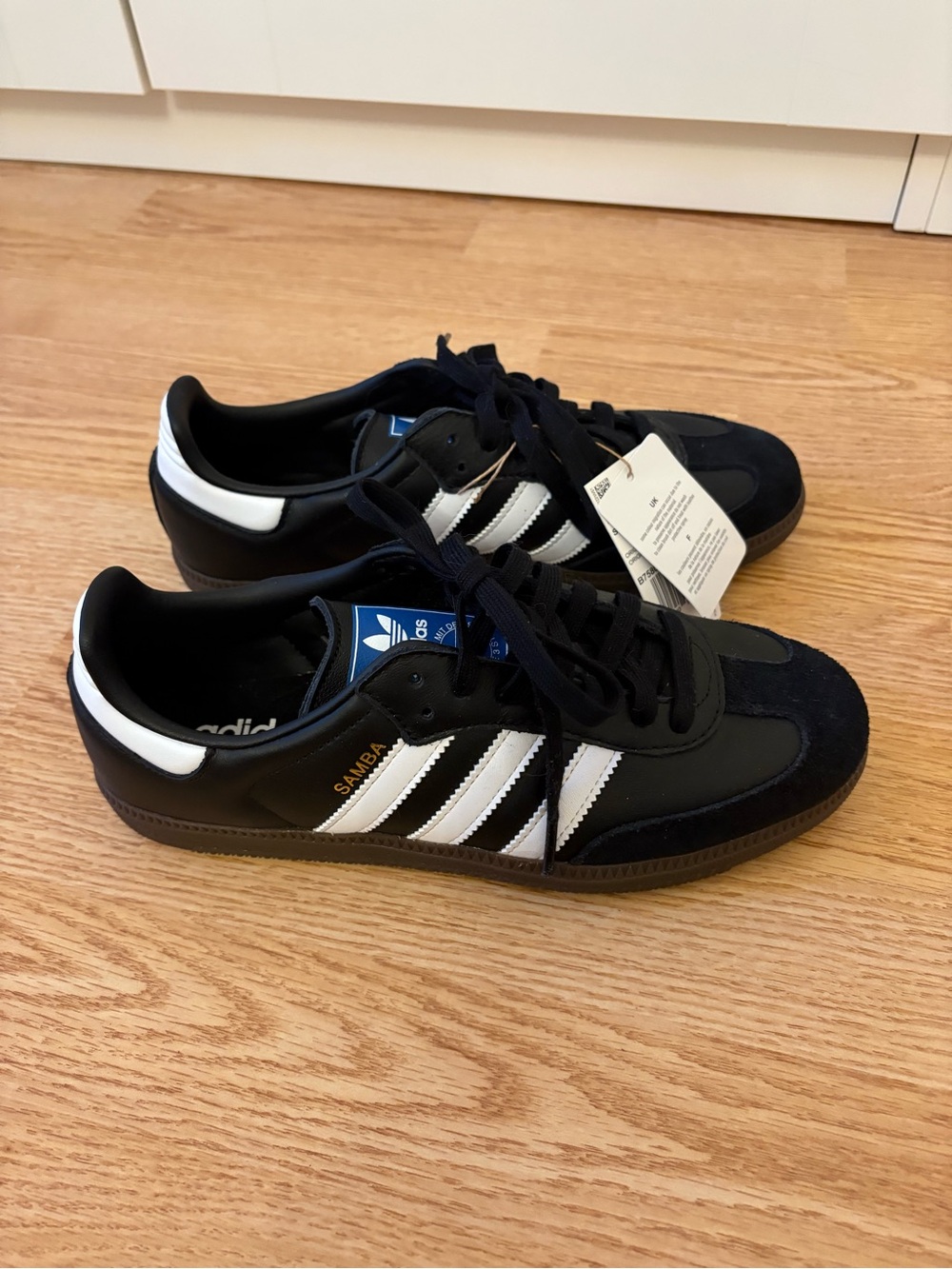 adidas Samba Men's Sneakers Black with White Stripes